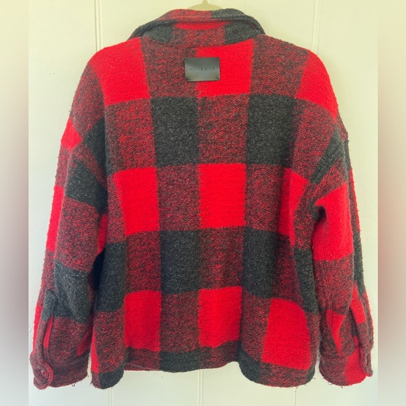 Anine Bing Bobbi Flannel Jacket - Classic Style - Size S - Picture 11 of 13